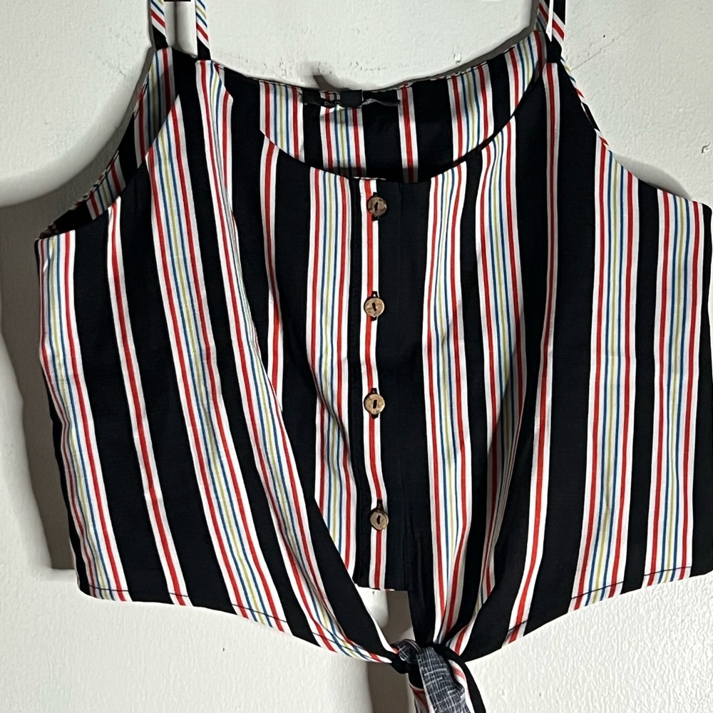 PaperMoon spaghetti strap crop top
